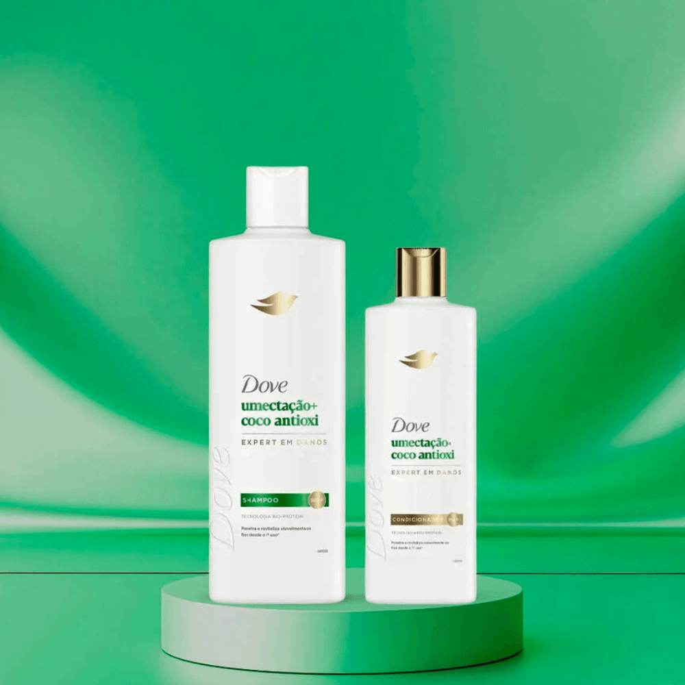 Kit Dove Umectação + Coco Antioxidante Shampoo 350ml + Condicionador 175ml